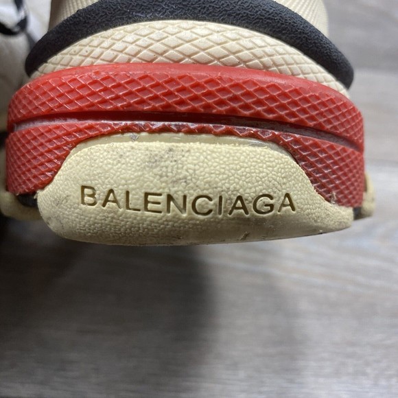 Balenciaga Triple S Silver Black Red Size 45 (US 12) - Picture 14 of 14